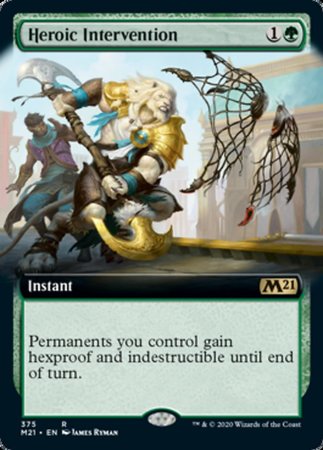 Heroic Intervention (Extended Art) [Core Set 2021] | Exor Games New Glasgow