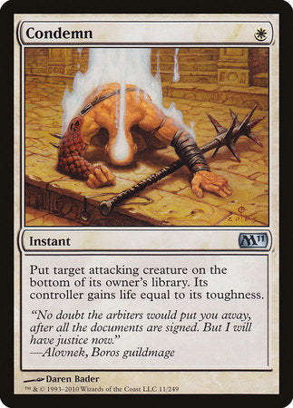 Condemn [Magic 2011] | Exor Games New Glasgow