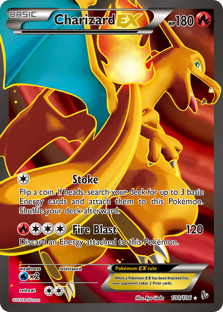 Charizard EX (100/106) [XY: Flashfire] | Exor Games New Glasgow