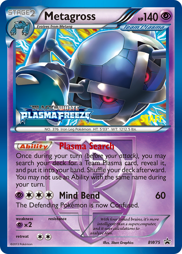 Metagross (BW75) [Black & White: Black Star Promos] | Exor Games New Glasgow