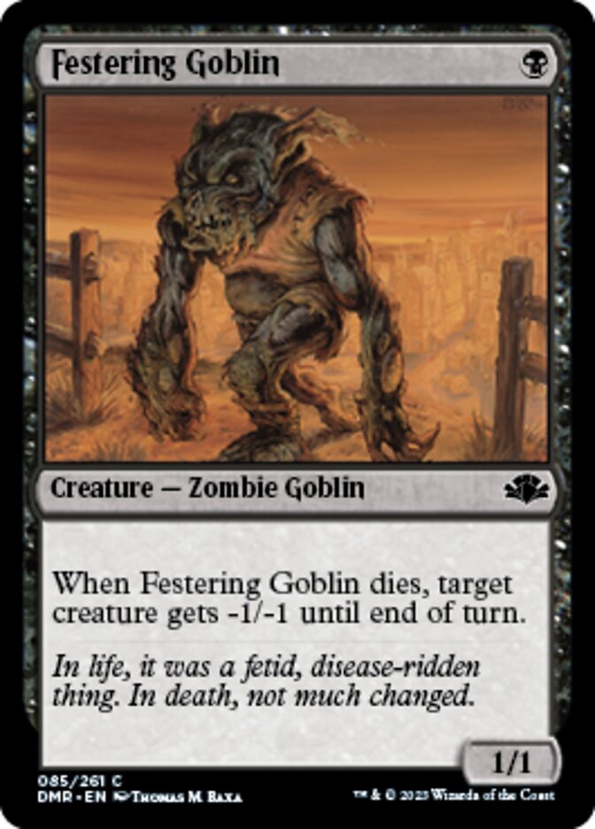 Festering Goblin [Dominaria Remastered] | Exor Games New Glasgow