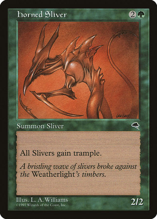 Horned Sliver [Tempest] | Exor Games New Glasgow