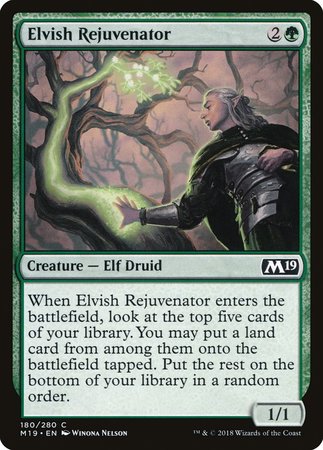 Elvish Rejuvenator [Core Set 2019] | Exor Games New Glasgow