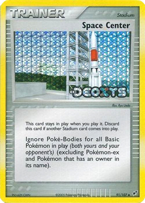 Space Center (91/107) (Stamped) [EX: Deoxys] | Exor Games New Glasgow