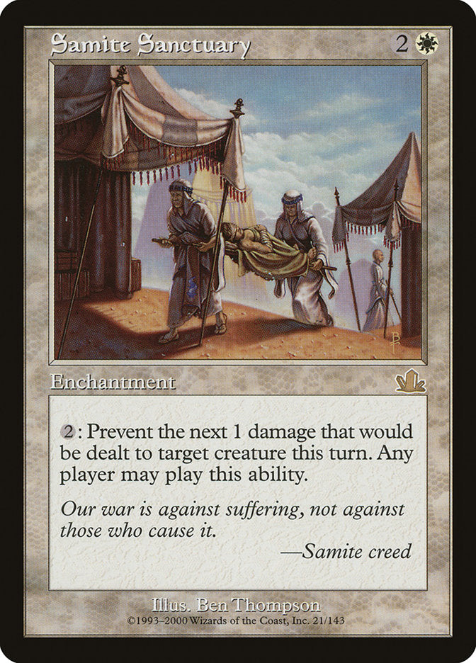Samite Sanctuary [Prophecy] | Exor Games New Glasgow