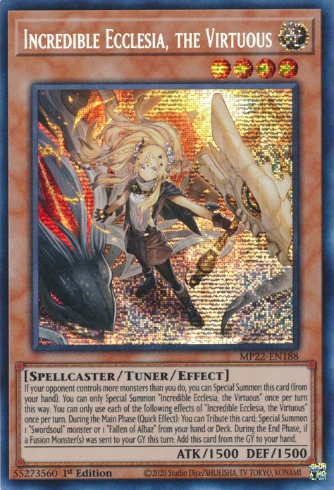 Incredible Ecclesia, the Virtuous [MP22-EN188] Prismatic Secret Rare | Exor Games New Glasgow