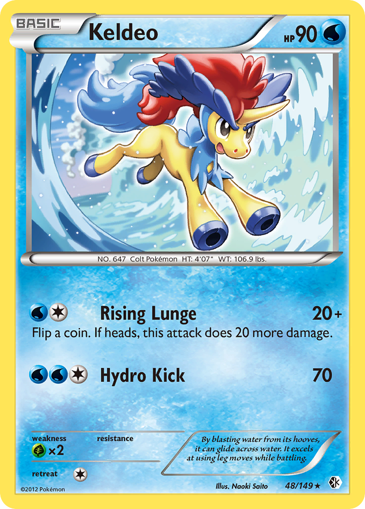 Keldeo (48/149) [Black & White: Boundaries Crossed] | Exor Games New Glasgow