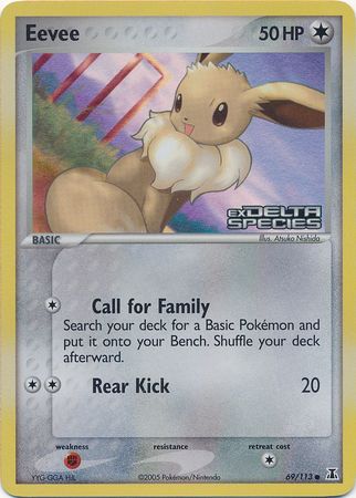 Eevee (69/113) (Stamped) [EX: Delta Species] | Exor Games New Glasgow