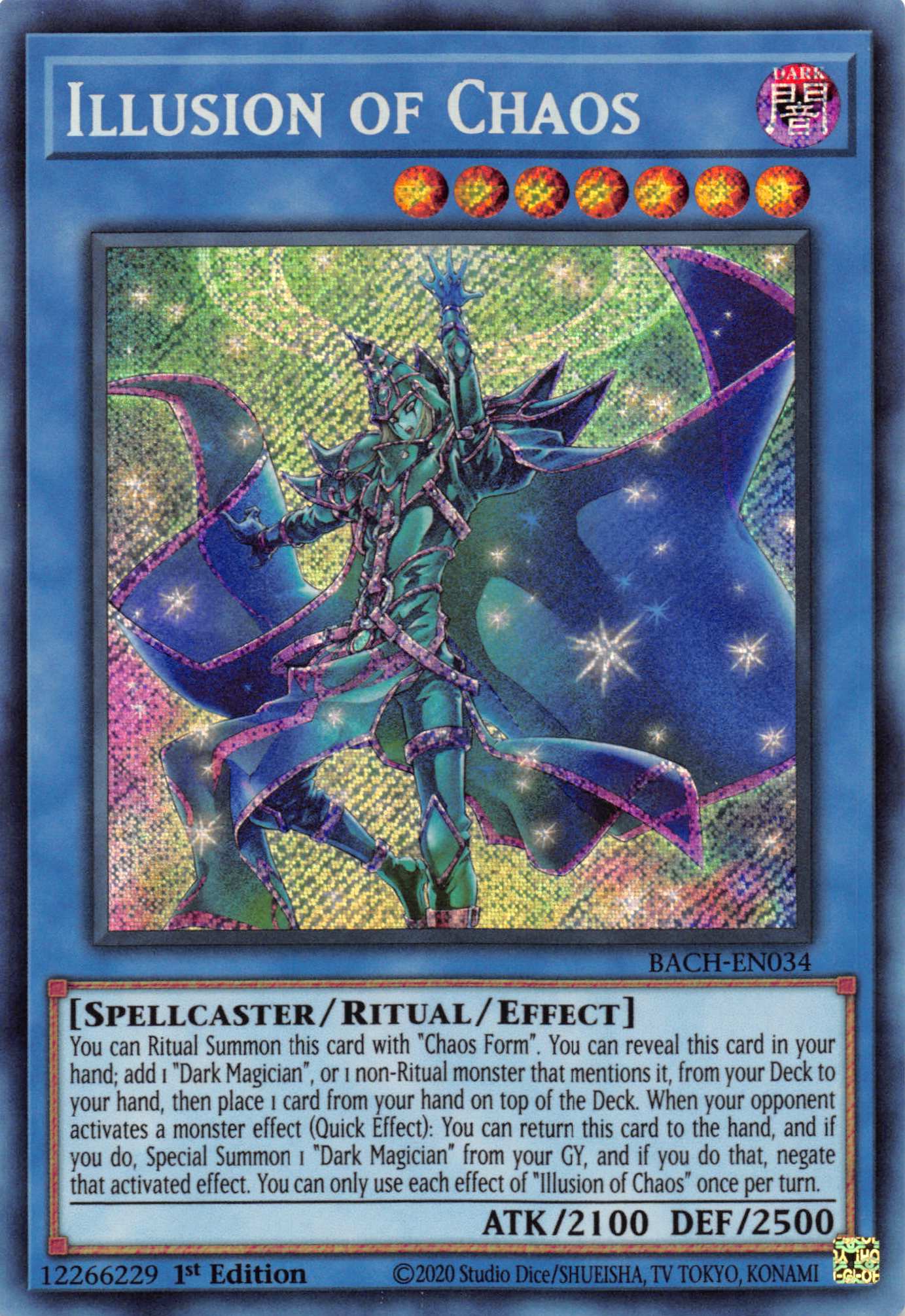 Illusion of Chaos [BACH-EN034] Secret Rare | Exor Games New Glasgow