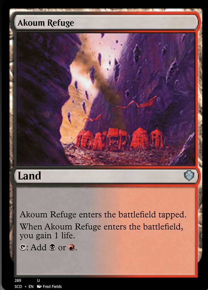 Akoum Refuge [Starter Commander Decks] | Exor Games New Glasgow