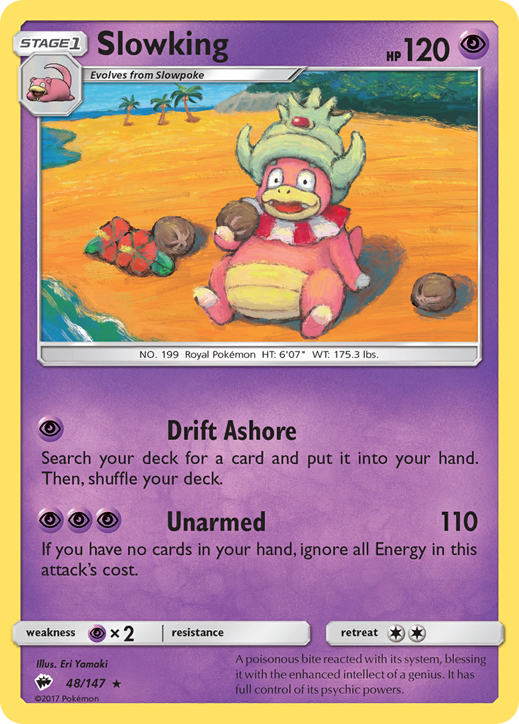 Slowking (48/147) [Sun & Moon: Burning Shadows] | Exor Games New Glasgow