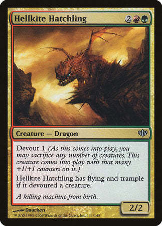 Hellkite Hatchling [Conflux] | Exor Games New Glasgow