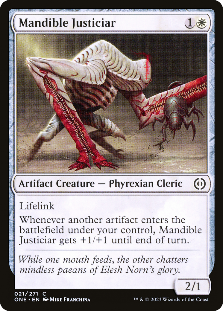 Mandible Justiciar [Phyrexia: All Will Be One] | Exor Games New Glasgow