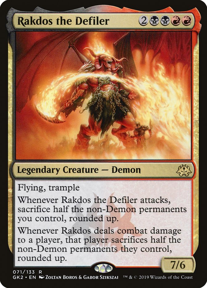 Rakdos the Defiler [Ravnica Allegiance Guild Kit] | Exor Games New Glasgow