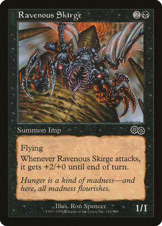 Ravenous Skirge [Urza's Saga] | Exor Games New Glasgow