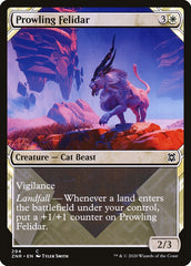 Prowling Felidar (Showcase) [Zendikar Rising] | Exor Games New Glasgow