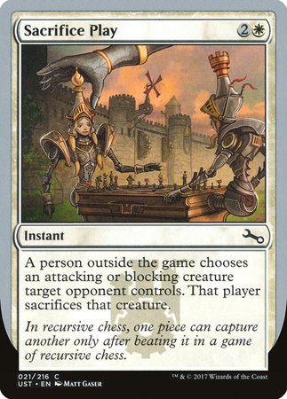 Sacrifice Play [Unstable] | Exor Games New Glasgow