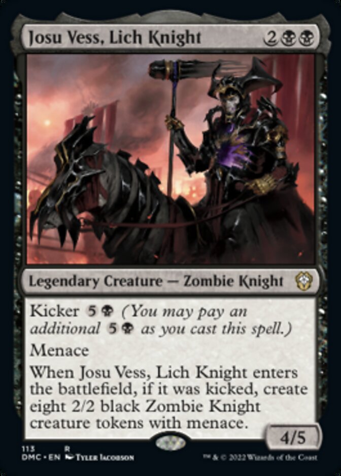 Josu Vess, Lich Knight [Dominaria United Commander] | Exor Games New Glasgow