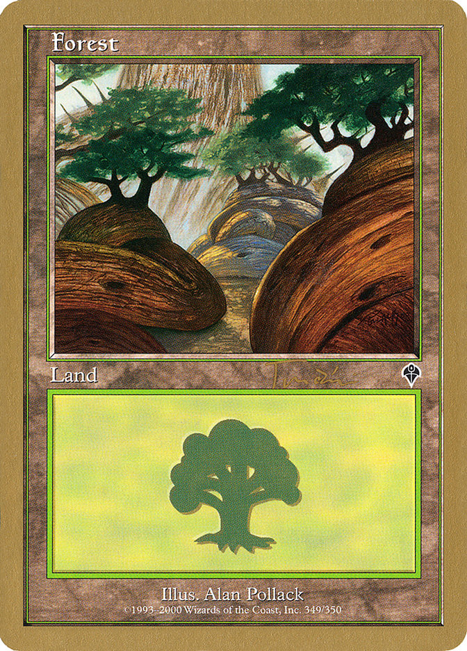 Forest (jt349a) (Jan Tomcani) [World Championship Decks 2001] | Exor Games New Glasgow