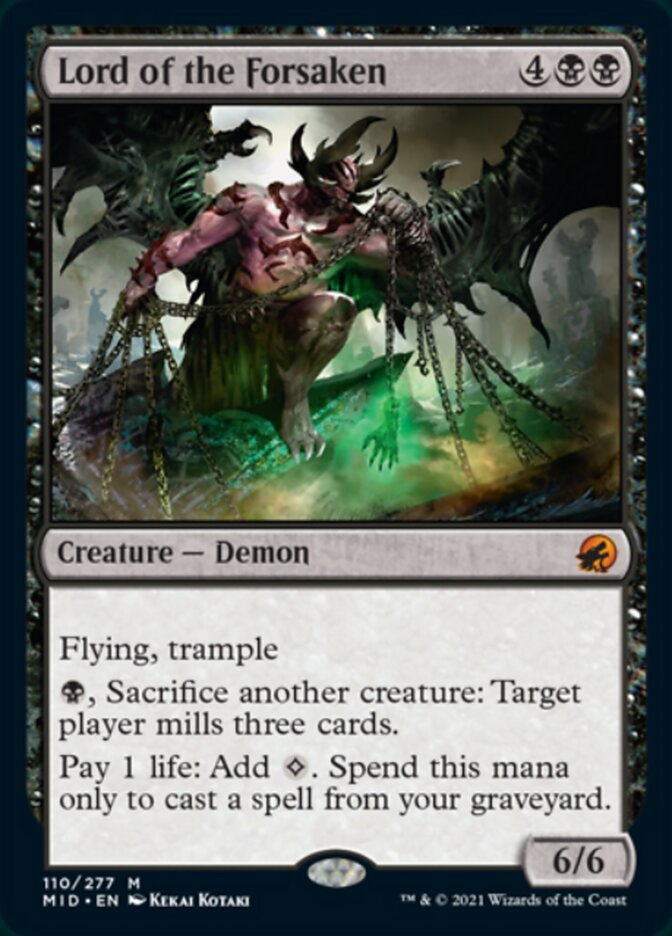 Lord of the Forsaken [Innistrad: Midnight Hunt] | Exor Games New Glasgow