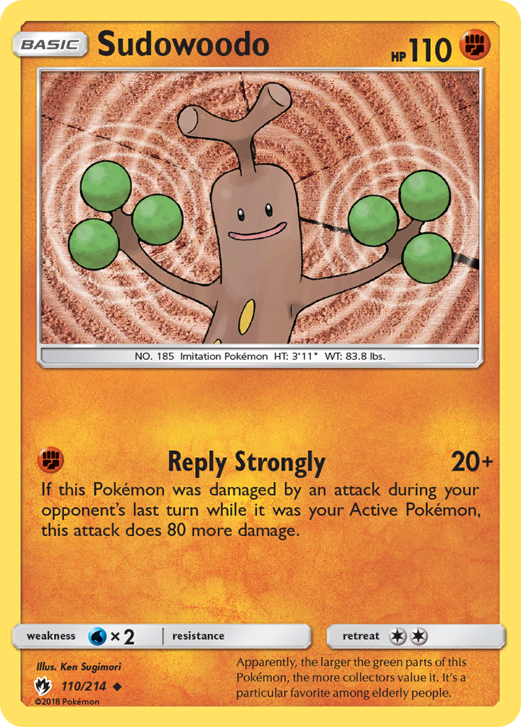 Sudowoodo (110/214) [Sun & Moon: Lost Thunder] | Exor Games New Glasgow