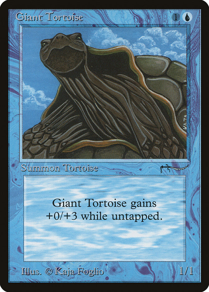 Giant Tortoise (Dark Mana Cost) [Arabian Nights] | Exor Games New Glasgow