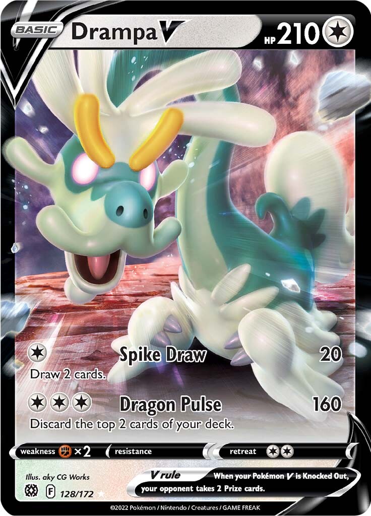 Drampa V (128/172) [Sword & Shield: Brilliant Stars] | Exor Games New Glasgow