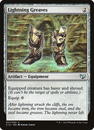 Lightning Greaves [Commander 2015] | Exor Games New Glasgow