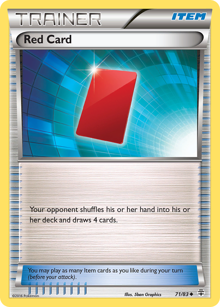 Red Card (71/83) [XY: Generations] | Exor Games New Glasgow