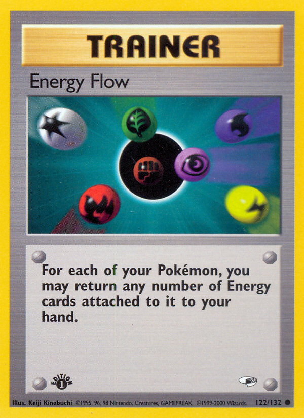 Energy Flow (122/132) [Gym Heroes 1st Edition] | Exor Games New Glasgow