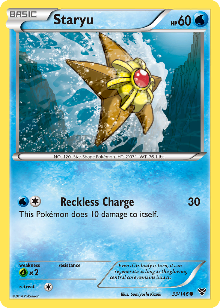 Staryu (33/146) [XY: Base Set] | Exor Games New Glasgow