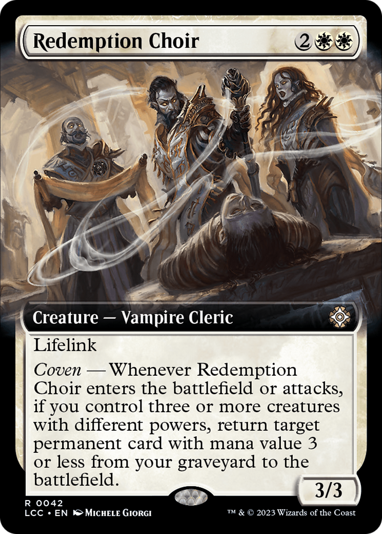 Redemption Choir (Extended Art) [The Lost Caverns of Ixalan Commander] | Exor Games New Glasgow