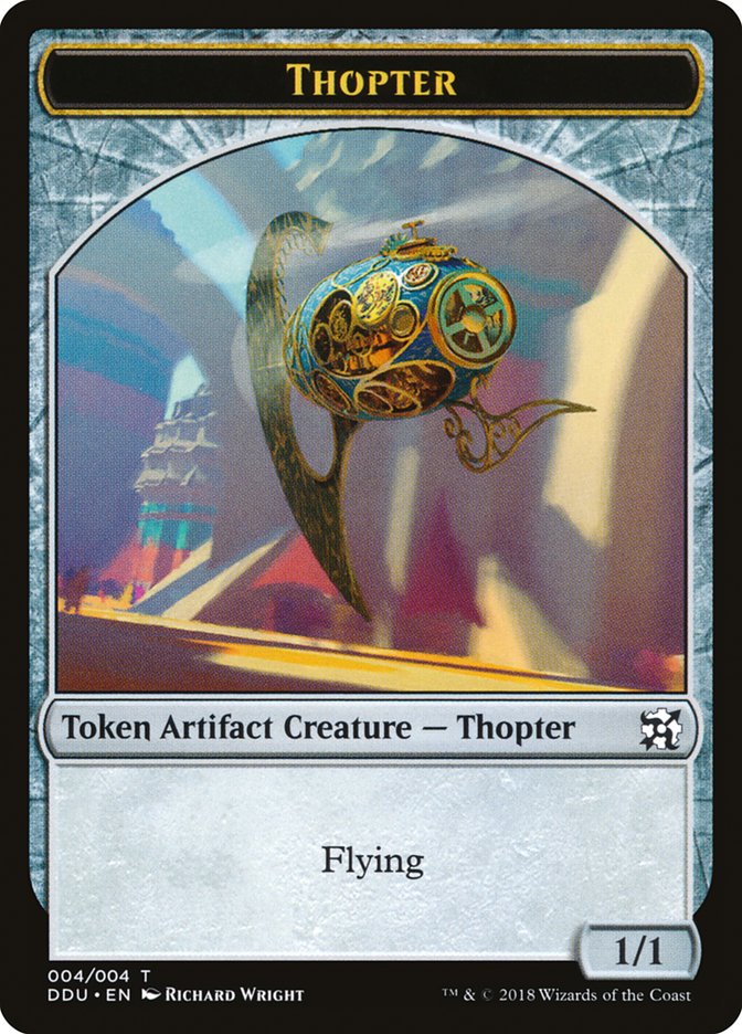 Thopter (004/004) [Duel Decks: Elves vs. Inventors Tokens] | Exor Games New Glasgow