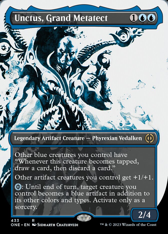 Unctus, Grand Metatect (Borderless Ichor Step-and-Compleat Foil) [Phyrexia: All Will Be One] | Exor Games New Glasgow