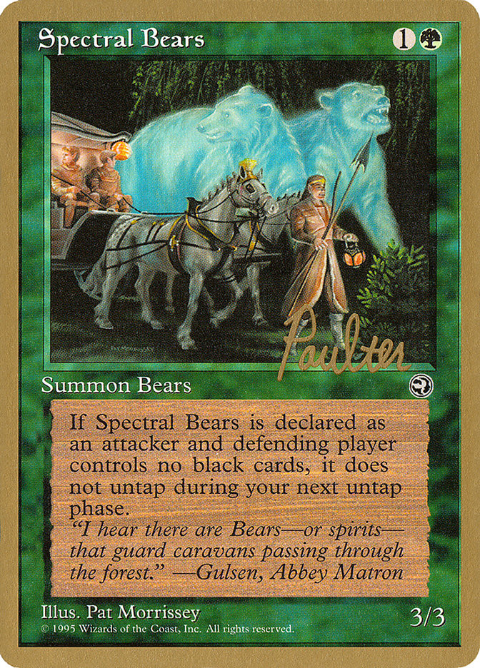 Spectral Bears (Preston Poulter) [Pro Tour Collector Set] | Exor Games New Glasgow