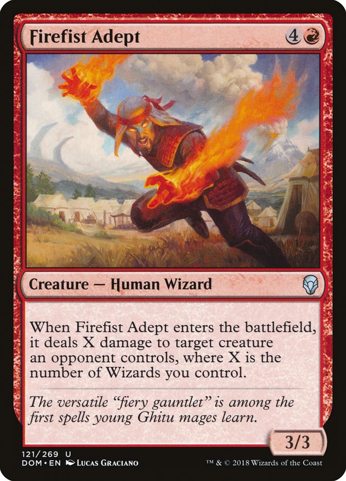 Firefist Adept [Dominaria] | Exor Games New Glasgow