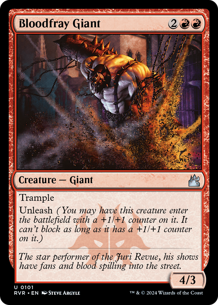 Bloodfray Giant [Ravnica Remastered] | Exor Games New Glasgow