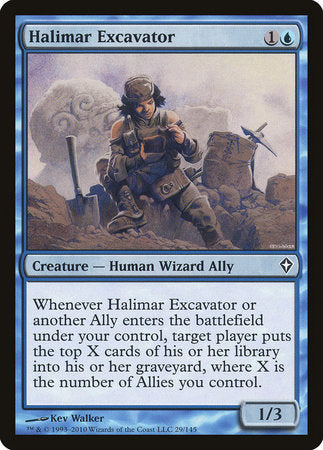 Halimar Excavator [Worldwake] | Exor Games New Glasgow