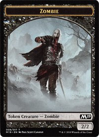 Zombie // Goblin Double-sided Token (Game Night) [Core Set 2019 Tokens] | Exor Games New Glasgow