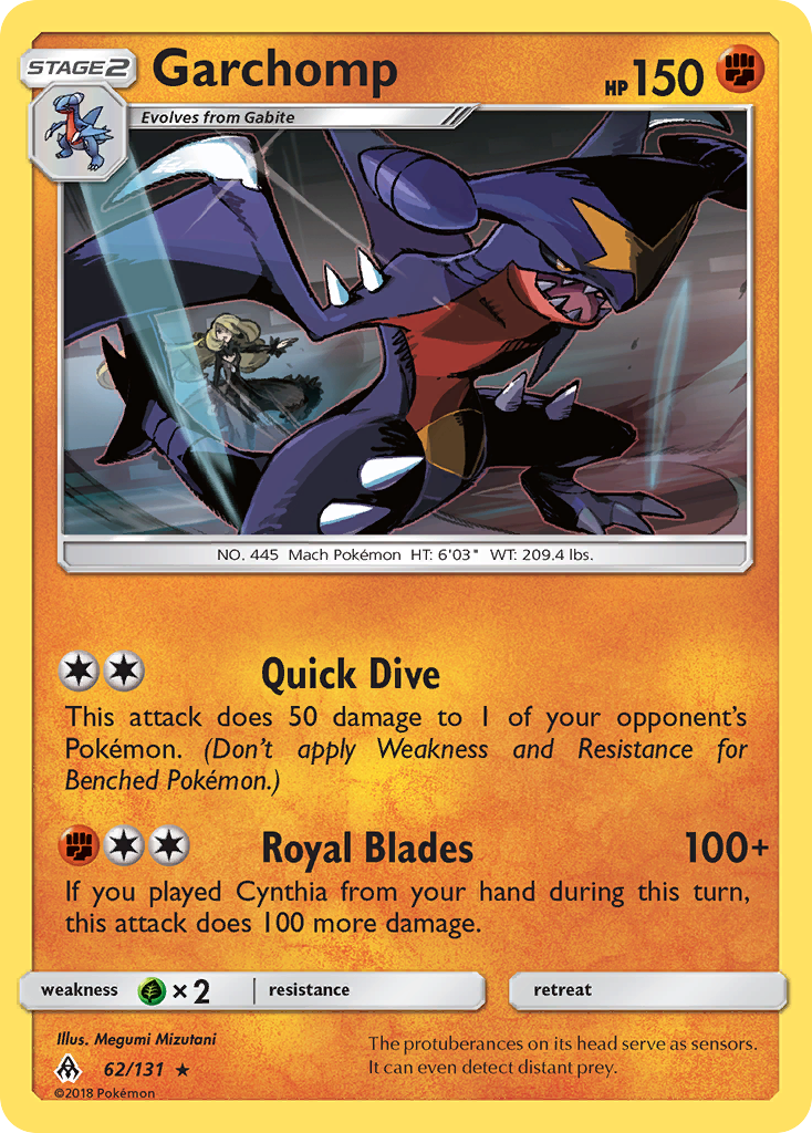 Garchomp (62/131) [Sun & Moon: Forbidden Light] | Exor Games New Glasgow