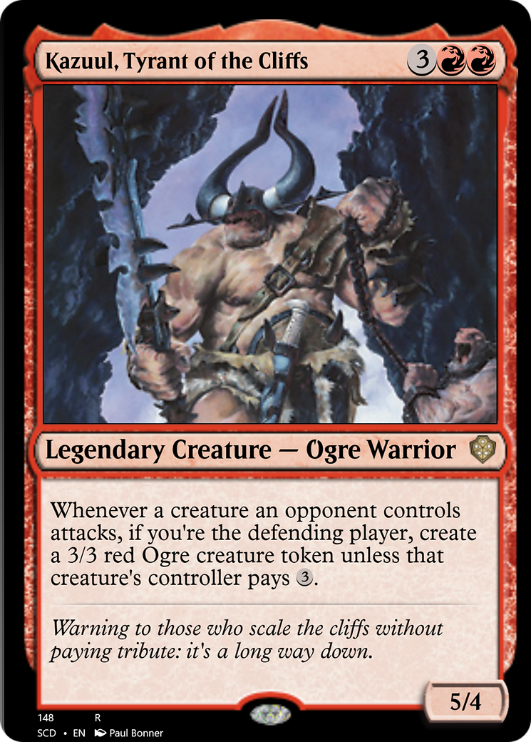 Kazuul, Tyrant of the Cliffs [Starter Commander Decks] | Exor Games New Glasgow