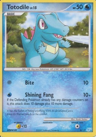 Totodile (8/12) [Diamond & Pearl: Trainer Kit - Manaphy] | Exor Games New Glasgow