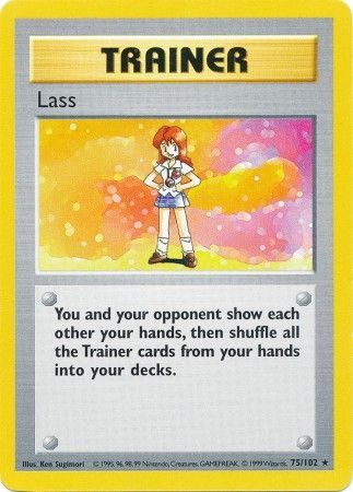 Lass (75/102) [Base Set Shadowless Unlimited] | Exor Games New Glasgow