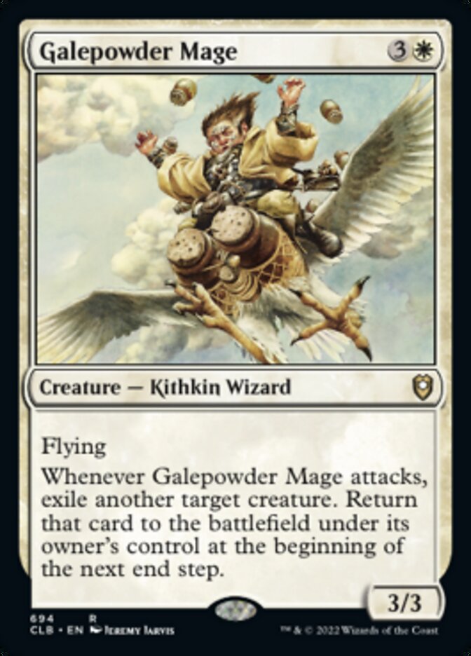 Galepowder Mage [Commander Legends: Battle for Baldur's Gate] | Exor Games New Glasgow