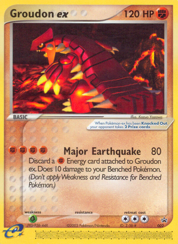 Groudon ex (002) [Nintendo: Black Star Promos] | Exor Games New Glasgow