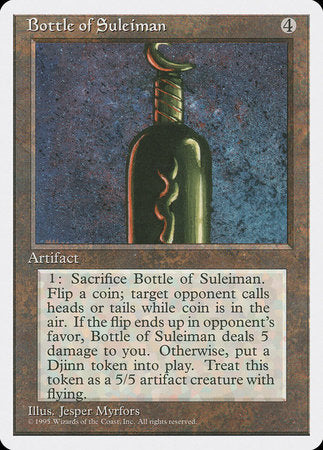 Bottle of Suleiman [Fourth Edition] | Exor Games New Glasgow