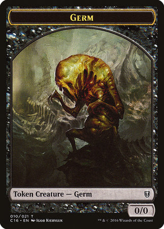 Germ // Spirit (White) Double-sided Token [Commander 2016 Tokens] | Exor Games New Glasgow