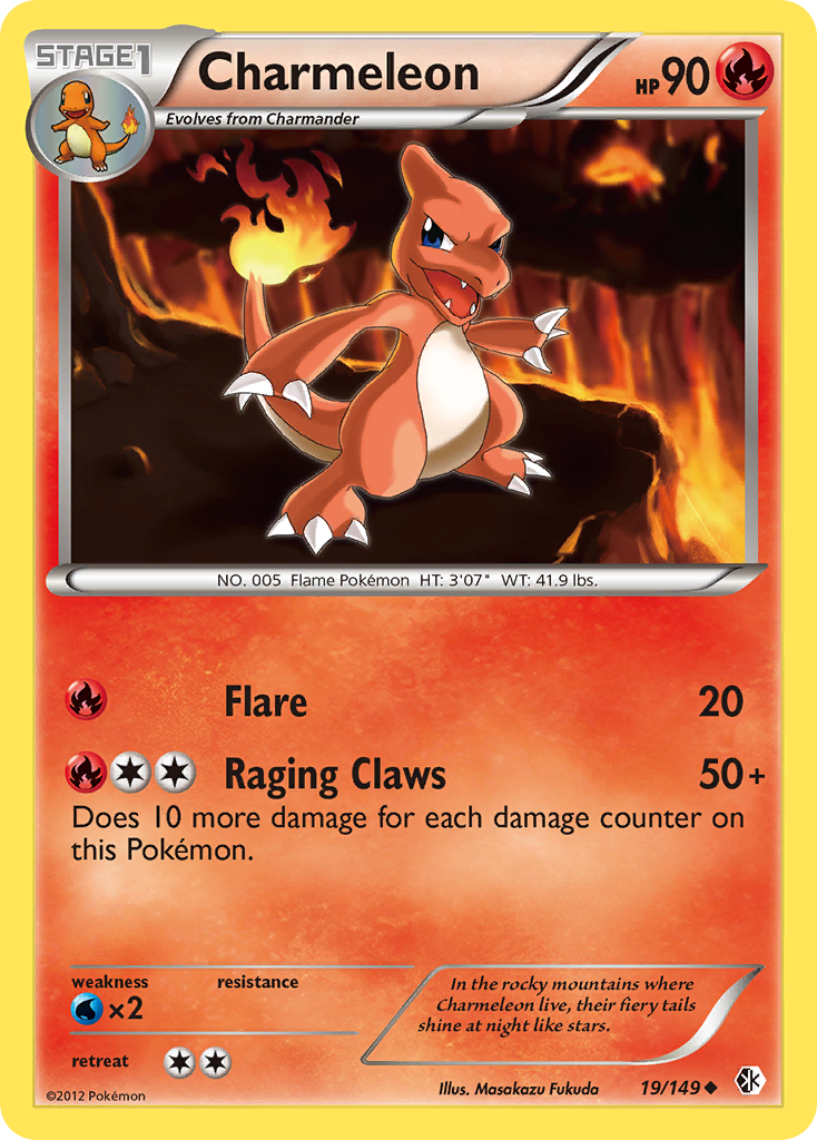 Charmeleon (19/149) [Black & White: Boundaries Crossed] | Exor Games New Glasgow