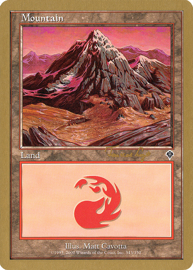 Mountain (tvdl343) (Tom van de Logt) [World Championship Decks 2001] | Exor Games New Glasgow