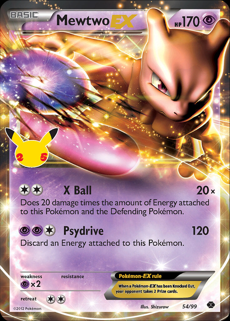 Mewtwo EX (54/99) [Celebrations: 25th Anniversary - Classic Collection] | Exor Games New Glasgow